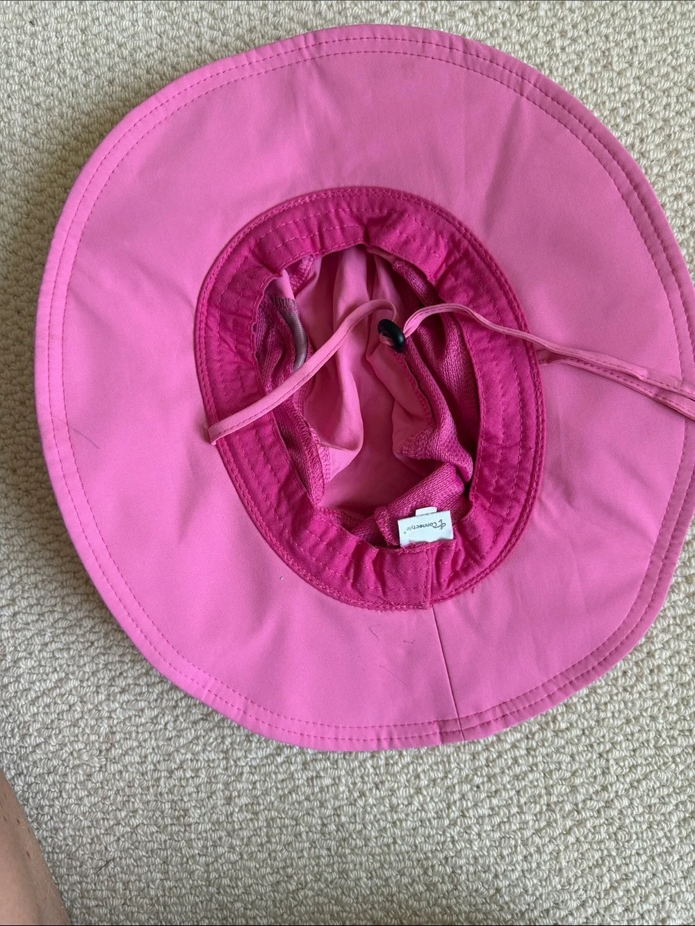Kids Sun Hat - Pink Wide Brim